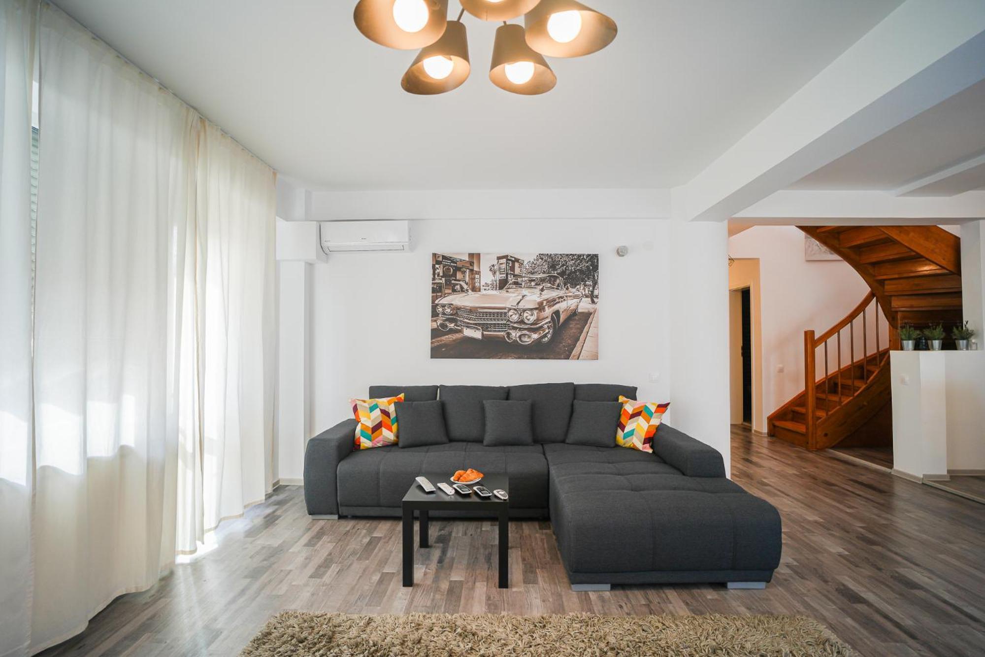 Penthouse With Huge Rooftop Terrace & City View Bükreş Dış mekan fotoğraf